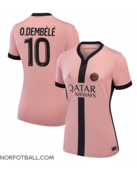 Billige Fotballdrakt Paris Saint-Germain Ousmane Dembele #10 Replika Tredjedrakt Dame 2024-25 Kortermet